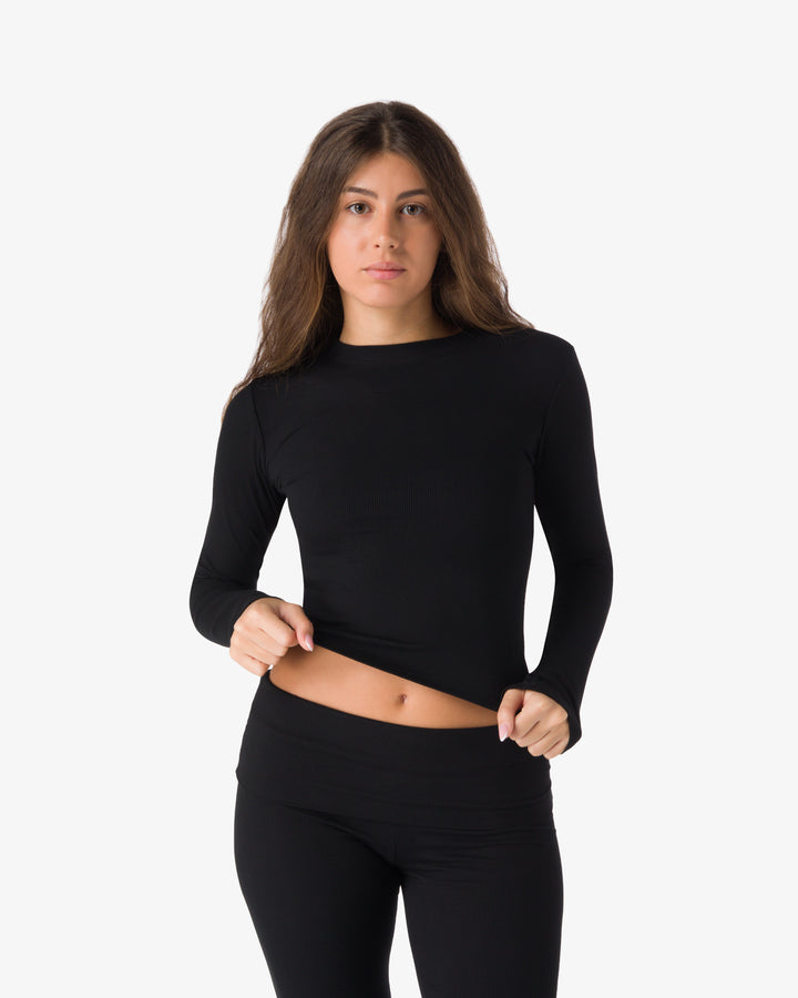 LONG SLEEVE T-SHIRT | Black