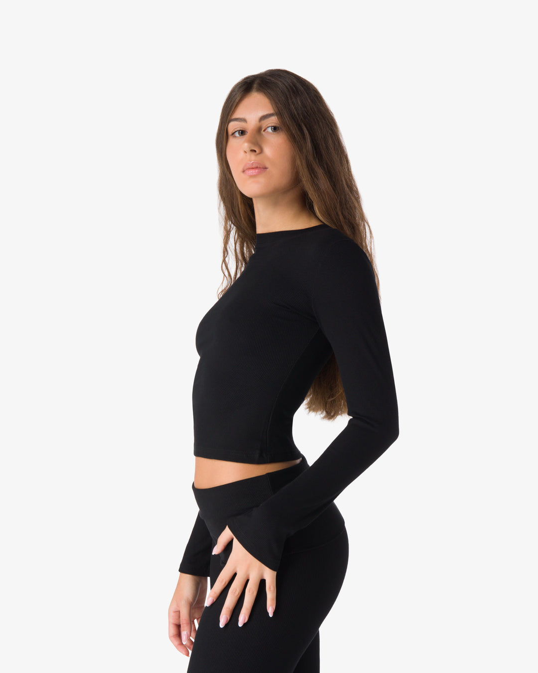LONG SLEEVE T-SHIRT | Black
