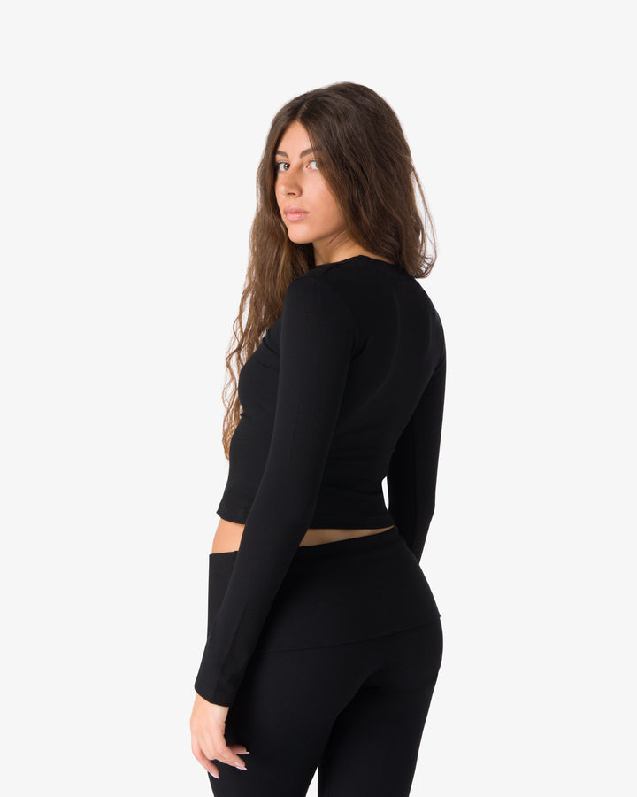 LONG SLEEVE T-SHIRT | Black