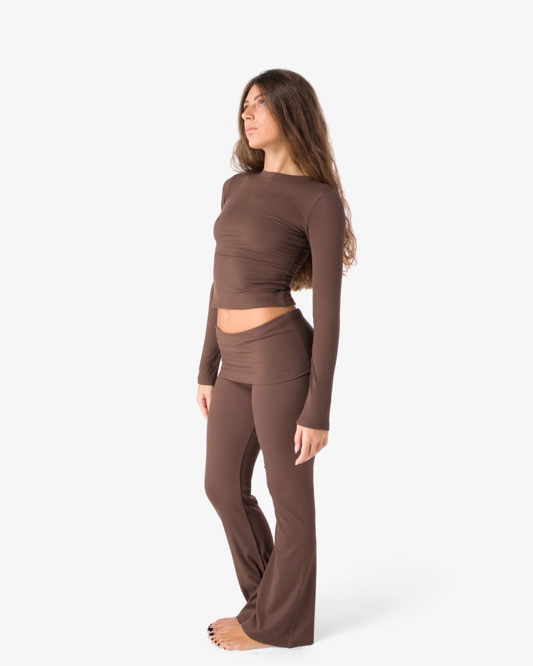Flared pants | Cocoa Brown