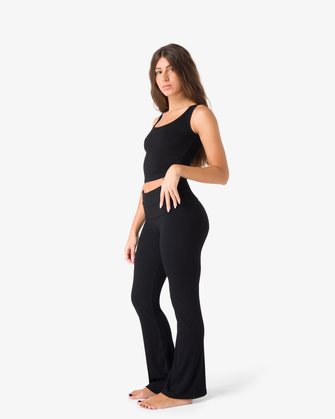 Flared pants | Black