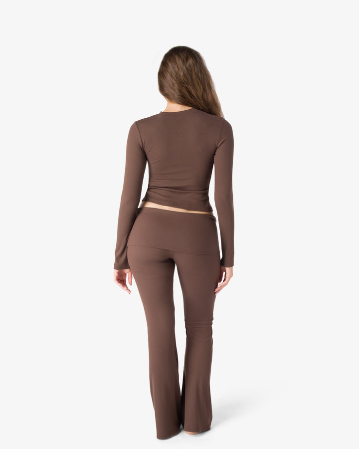 Flared pants | Cocoa Brown
