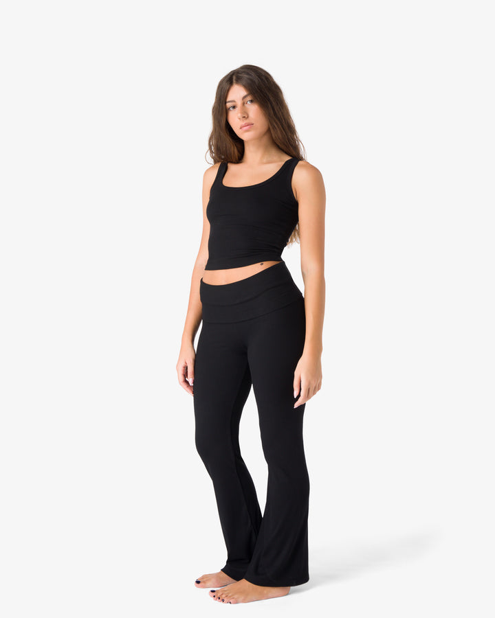 Flared pants | Black