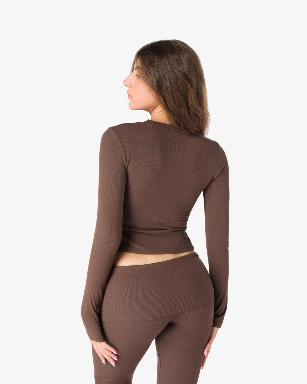 LONG SLEEVE T-SHIRT | Cocoa Brown