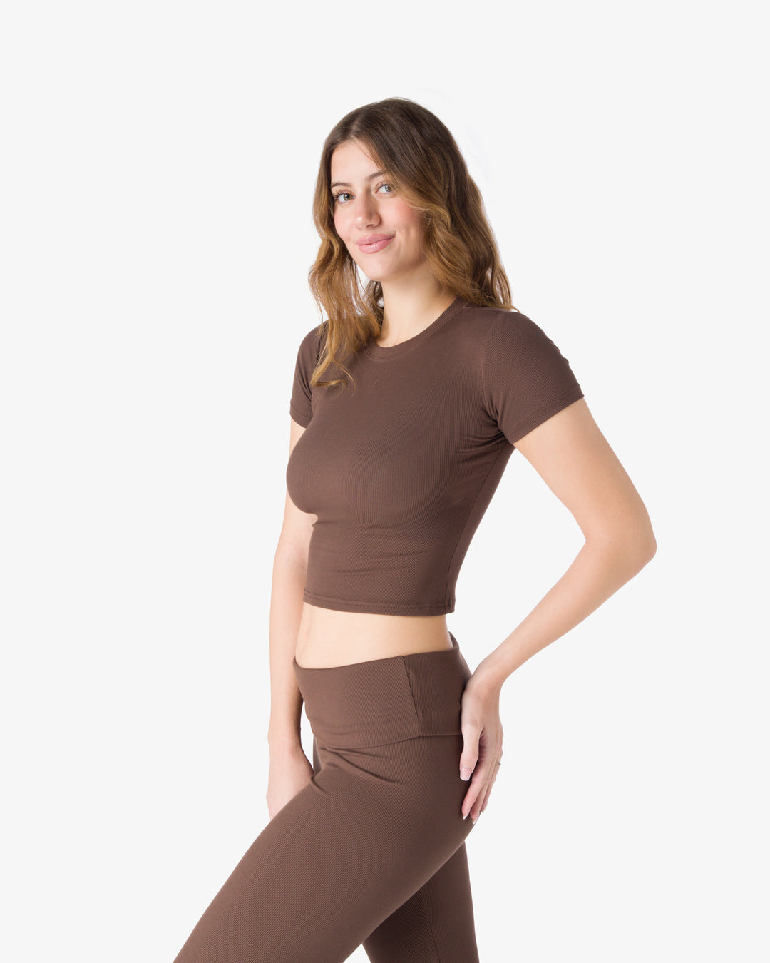 Baby tee | Cocoa Brown