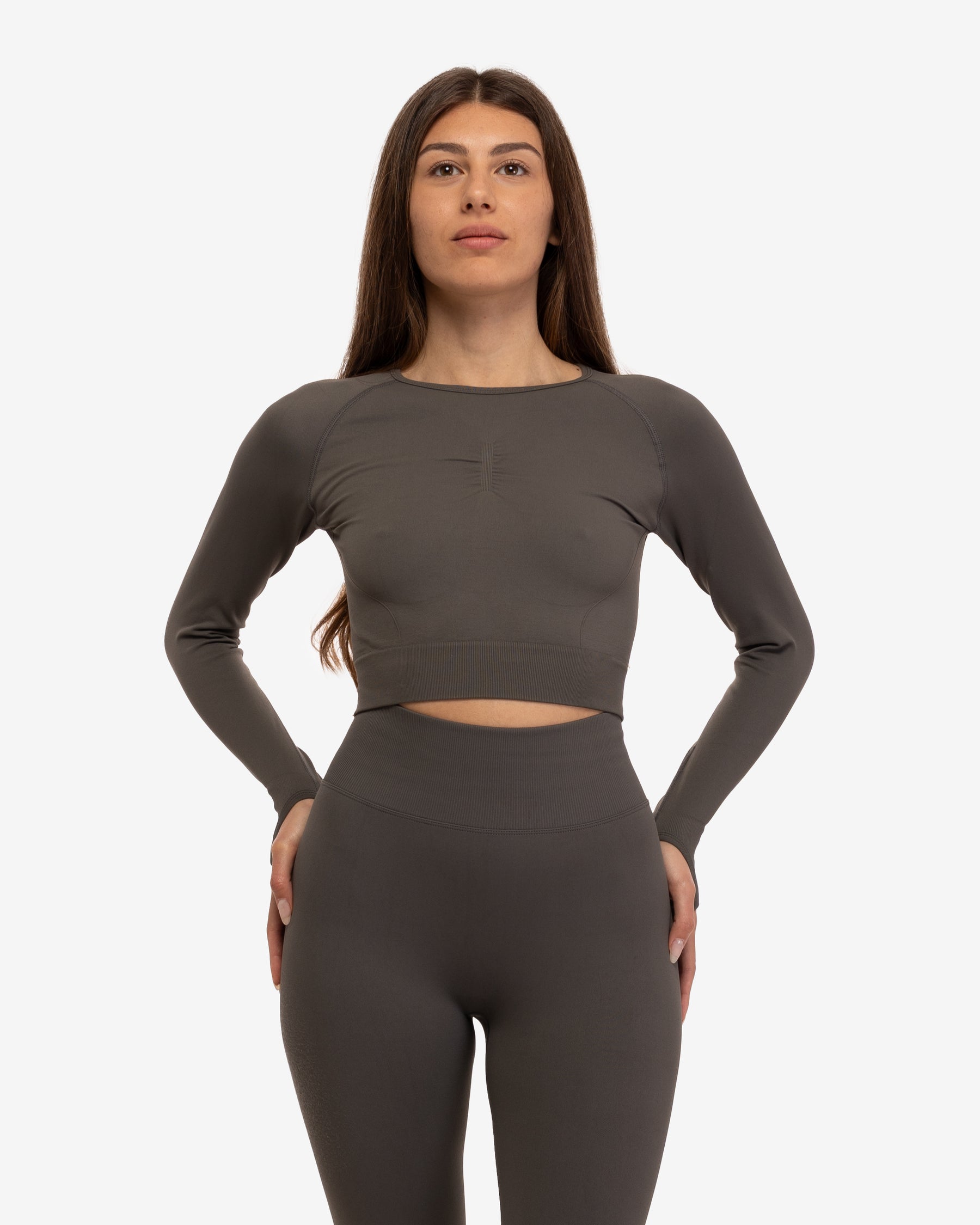 Ribbed contour top
