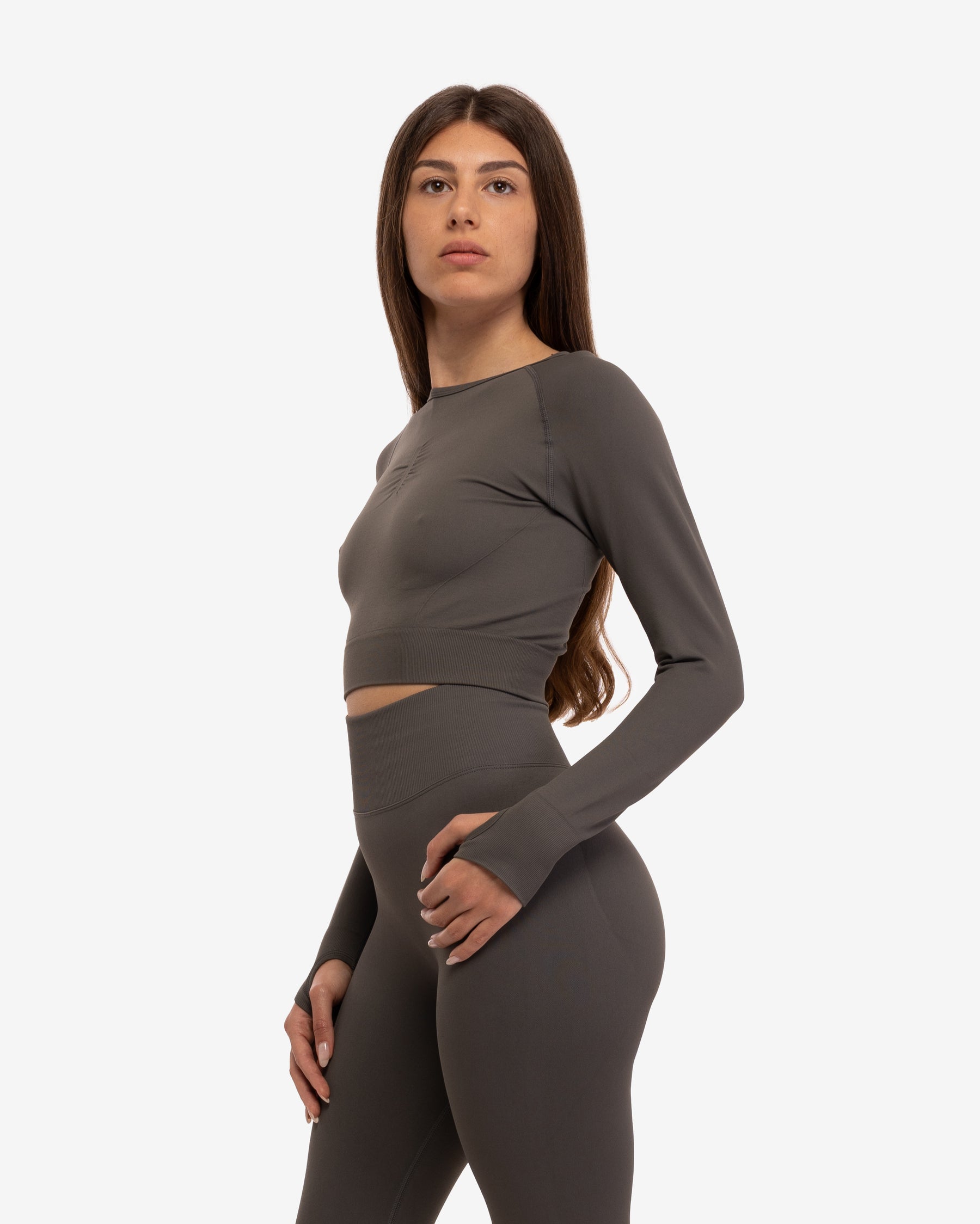 Ribbed contour top