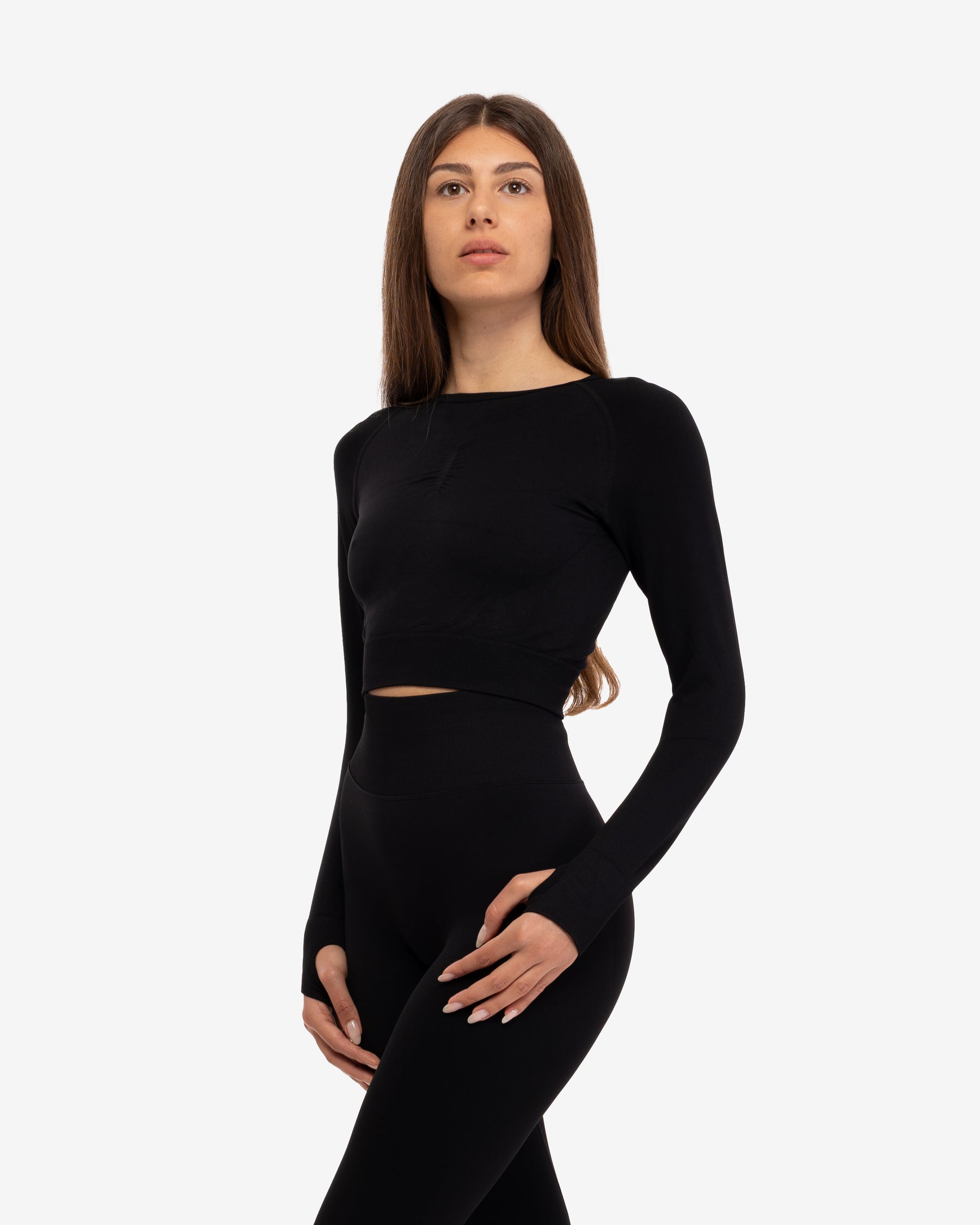 Ribbed contour top